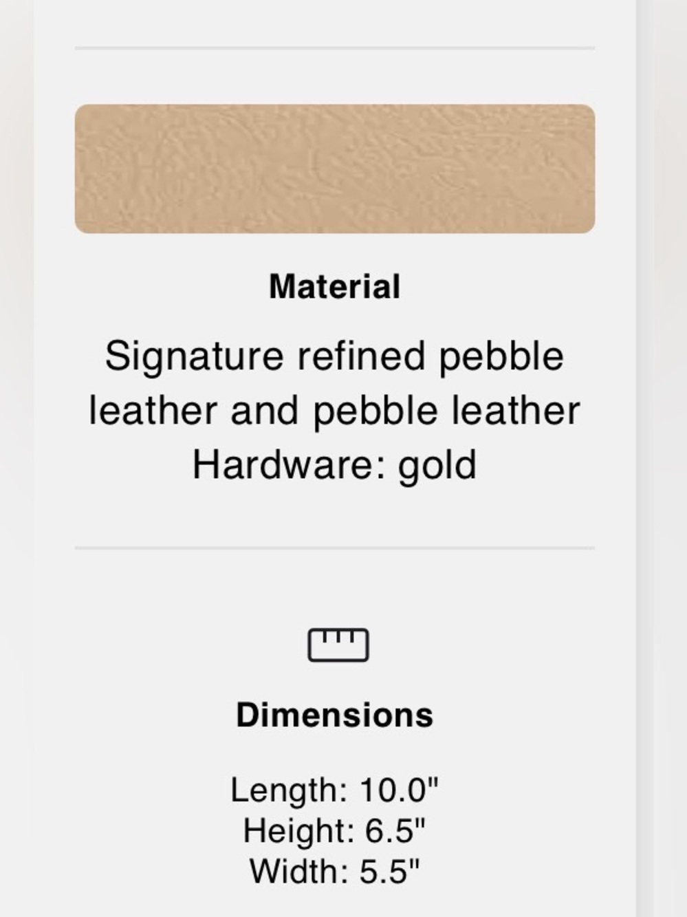 Coach Pebbled Leather Rowan Satchel Oat/Gold - Picture 4 of 8